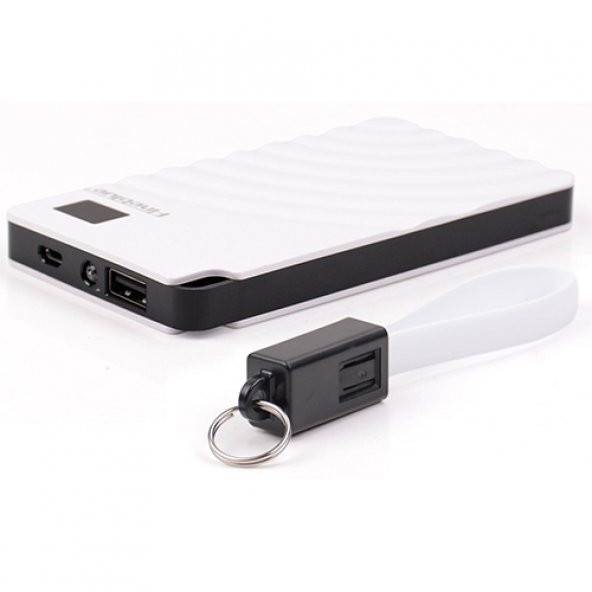 Fineblue Powerbank Taşınabilir Batarya Micro Usb F-R60 6000 mAh Beyaz