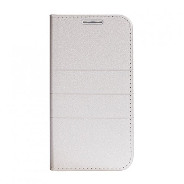 Samsung Galaxy S3 (I9300) Dikişli ve Gizli Mıknatıslı Tiger Kılıf Beyaz