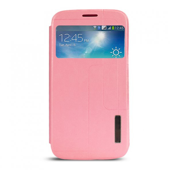 Samsung I9150 Mega 5.8 Standlı Tiger TPU Lux Kılıf Pembe