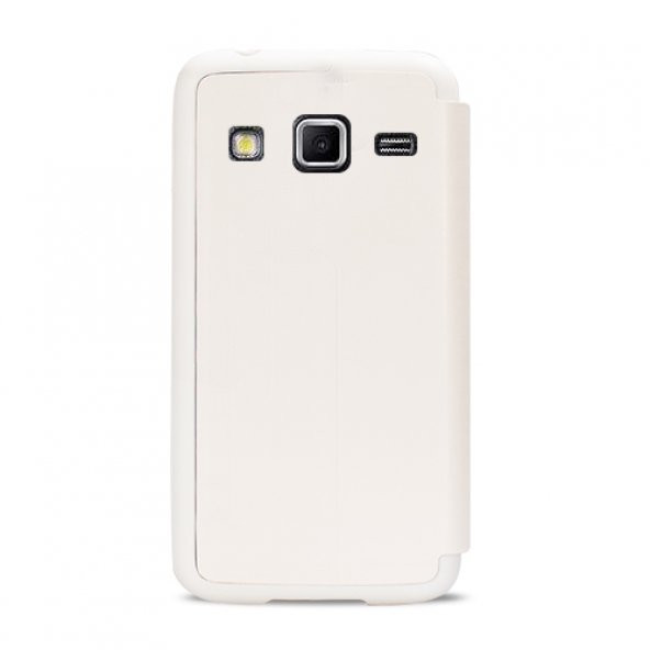 Samsung G7100 Grand 2 Standlı Tiger TPU Lux Kılıf Beyaz - 2