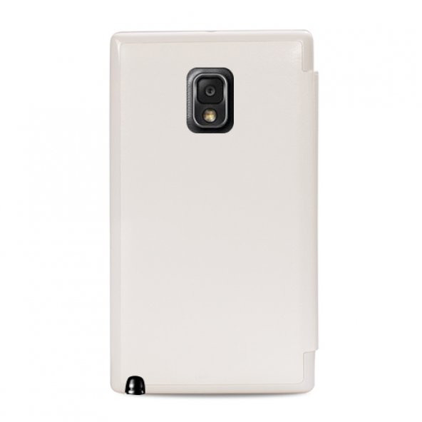 Samsung N9000 Note 3 Yan Kapaklı Tiger Pad Kılıf Beyaz - 2