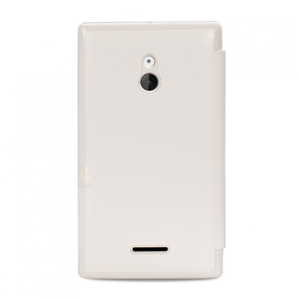 Nokia Lumia XL Yan Kapaklı Tiger Pad Kılıf Beyaz - 2