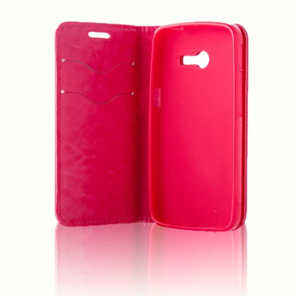 Samsung Galaxy S3 (I9300) BUFALO Gizli Mıknatıslı Cüzdanlı ve Kılıf Pembe - 2