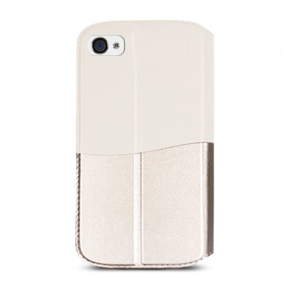 iPhone 4S MFIT Standlı Kılıf Gri - 2