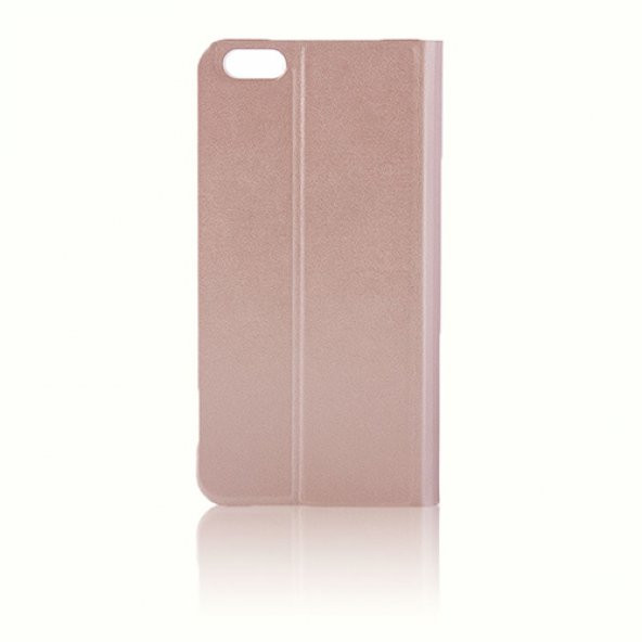 iPhone 6 Plus 5,5 inç İki Renkli Standlı Yan Kapaklı Kılıf Gold - 3