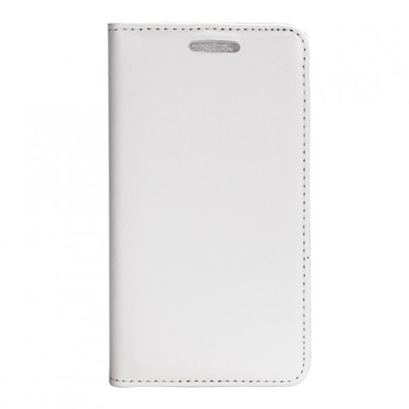 Samsung Galaxy Grand 2 (G7100) Dikişli ve Gizli Mıknatıslı Tiger Kılıf Beyaz