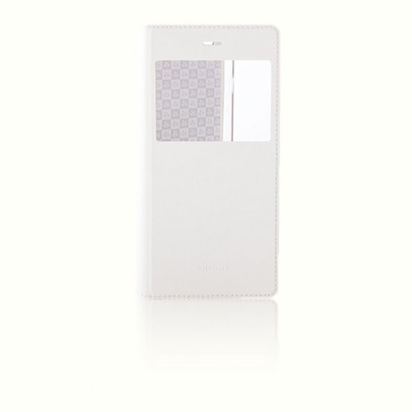 iPhone 6 Plus / 6s Plus VILI Cüzdanlı ve Standlı Kılıf Beyaz