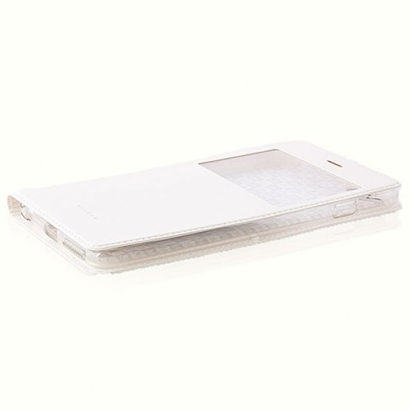 iPhone 6 Plus / 6s Plus VILI Cüzdanlı ve Standlı Kılıf Beyaz - 4