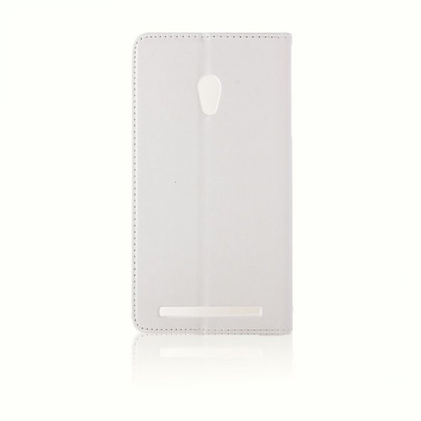 Asus Zenfone 6 Gizli Mıknatıslı Kılıf Beyaz - 3