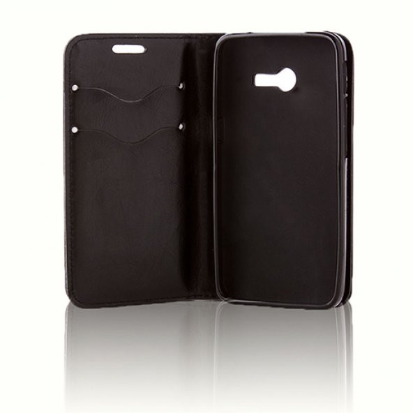 Asus Zenfone 4 Gizli Mıknatıslı Kılıf Siyah - 2
