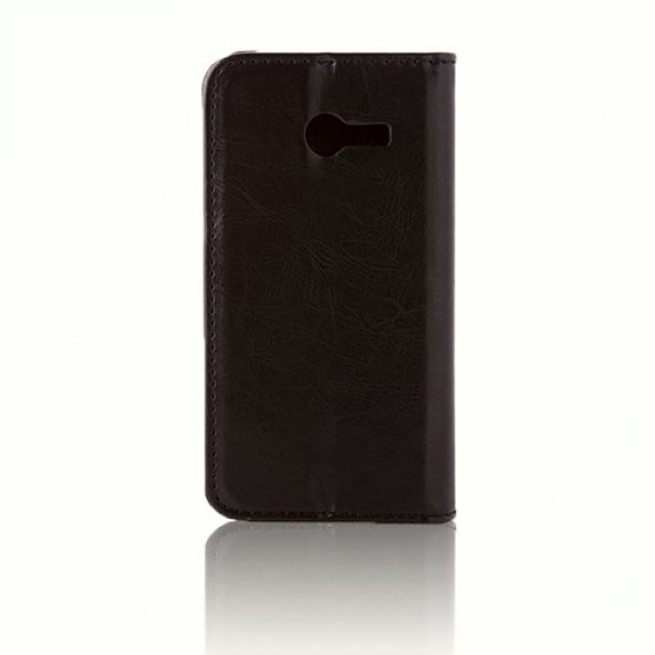 Asus Zenfone 4 Gizli Mıknatıslı Kılıf Siyah - 3