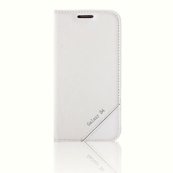 Samsung Galaxy S4 (I9500) Gizli Mıknatıslı Magnum Kılıf Beyaz