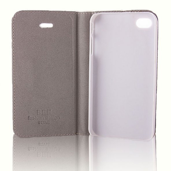 iPhone 4s Gizli Mıknatıslı Magnum Kılıf Beyaz - 2