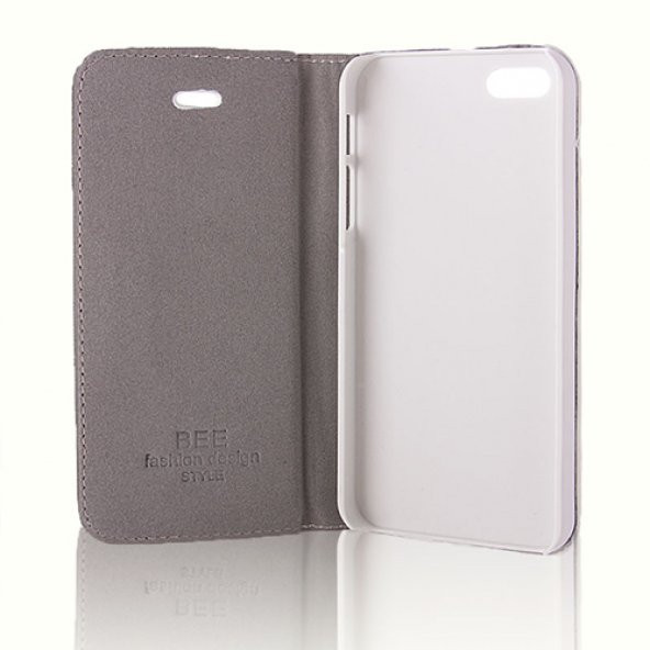 iPhone 5-5s-SE Gizli Mıknatıslı Magnum Kılıf Beyaz - 2