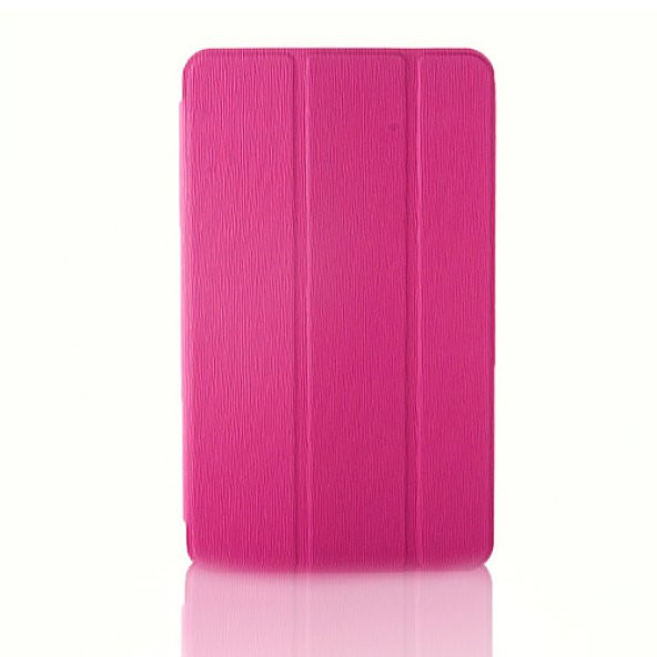 Samsung Galaxy Tab 4 T330 8" Katlanır Standlı Kılıf Pembe
