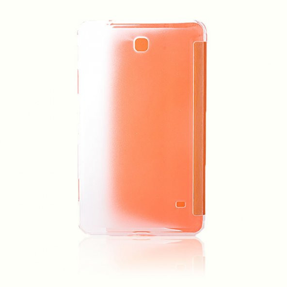 Samsung Galaxy Tab 4 T330 8" Katlanır Standlı Kılıf Turuncu - 3