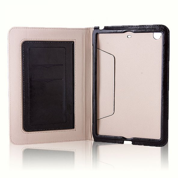 iPad Mini / Mini 2 / Mini 3 Standlı Kılıf Siyah - 2