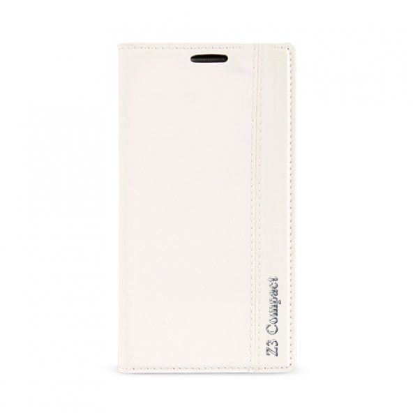 Sony Xperia Z3 Compact Gizli Mıknatıslı Magnum Kılıf Beyaz