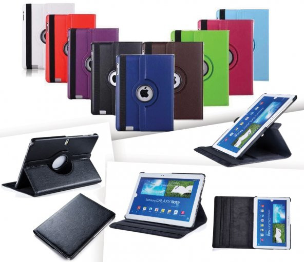 Samsung Galaxy Tab 3 T310 8" Standlı Kılıf Siyah - 4