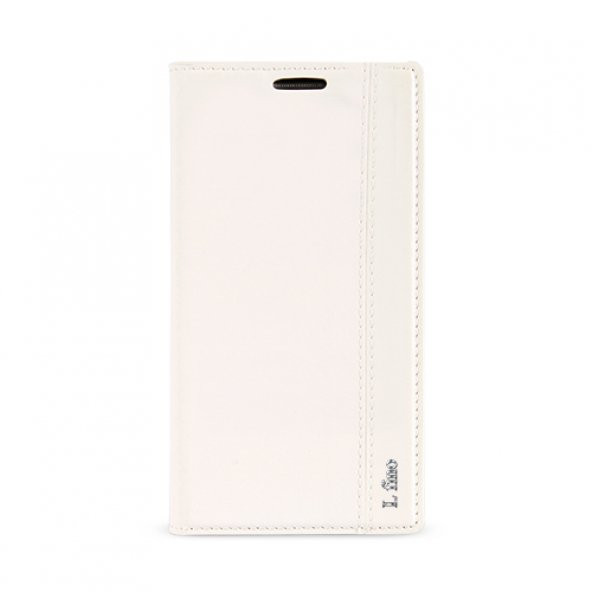 LG L Fino D290 Gizli Mıknatıslı Magnum Kılıf Beyaz