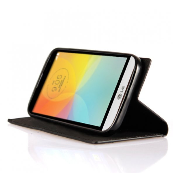 LG L Bello Gizli Mıknatıslı Magnum Kılıf Siyah - 3