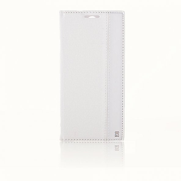 HTC One E8 Gizli Mıknatıslı Magnum Kılıf Beyaz