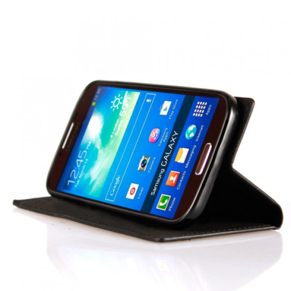 Samsung Galaxy A7 (A700) Gizli Mıknatıslı Premium Pencerli Magnum Kılıf Beyaz - 3