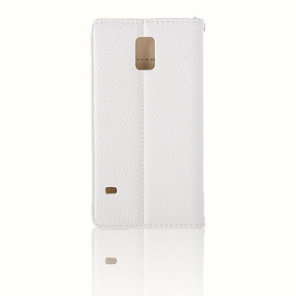 Samsung Galaxy S5 (G900) Cüzdanlı Gizli Mıknatıslı XUNOD Kılıf Beyaz - 3