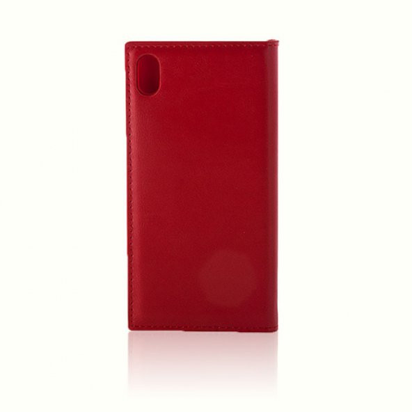 Sony Xperia Z4 Gizli Mıknatıslı Premium Magnum Kılıf Kırmızı - 3