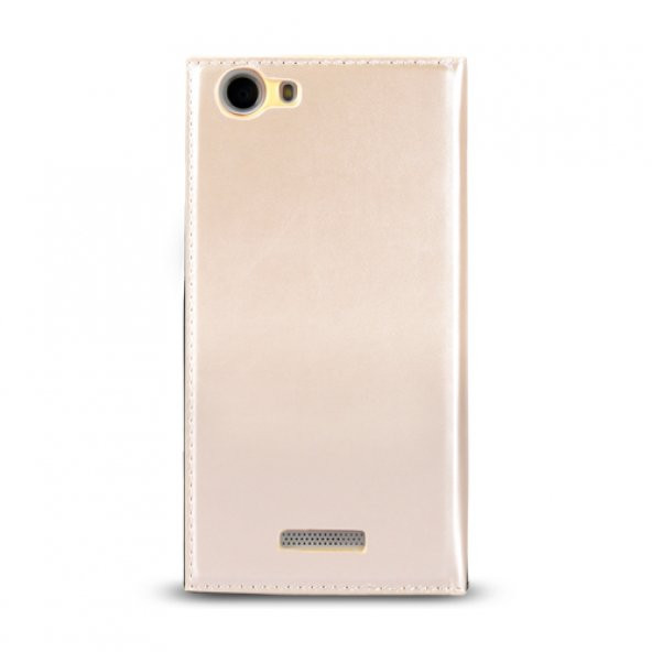 Casper VIA V6X Gizli Mıknatıslı Premium Pencereli Magnum Kılıf Gold - 2