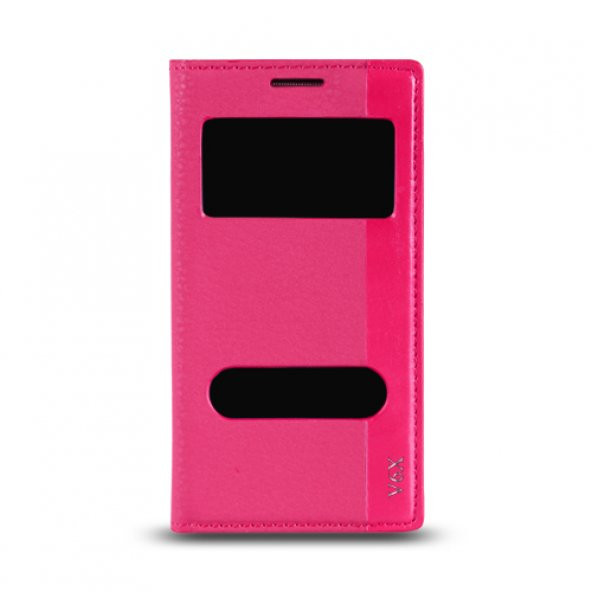 Casper VIA V6X Gizli Mıknatıslı Pencereli Magnum Kılıf Pembe