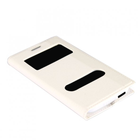 Casper VIA V6X Gizli Mıknatıslı Pencereli Magnum Kılıf Beyaz - 2