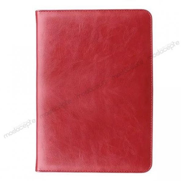 iPad Mini 4 Standlı Cüzdanlı Kılıf Kırmızı
