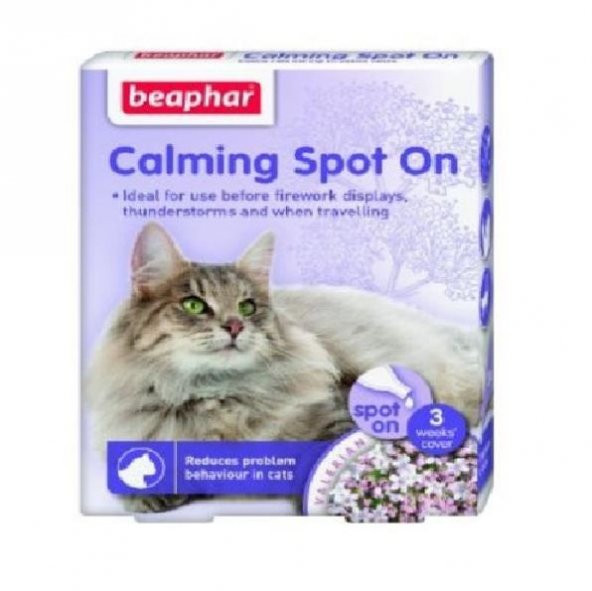 Beaphar Calming Spot On Kedi Sakinleştirici Damla 3 Lü Kutu