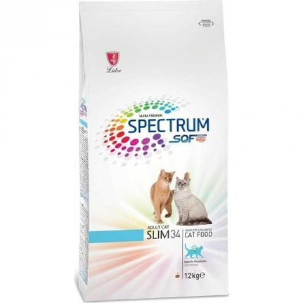 Spectrum Slim 34 Kısırlaştırılmış Yetişkin Kedi Maması 12Kg