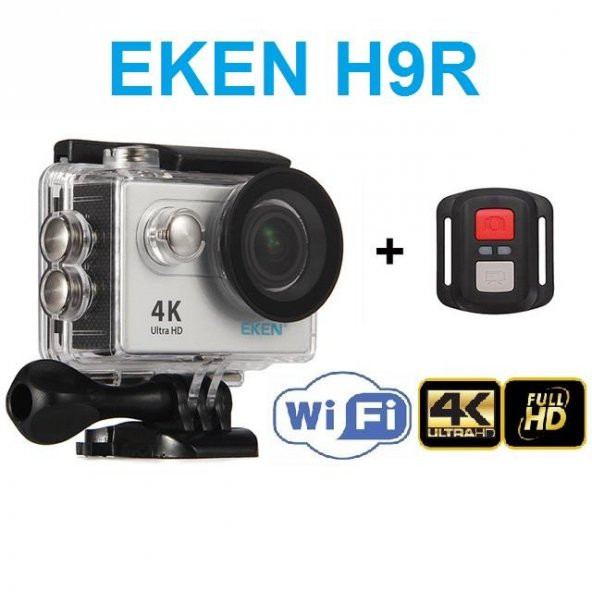 Orjinal Eken H9R Kumandalı Yeni Versiyon 4K Balık Gözü Lens Profe - 2