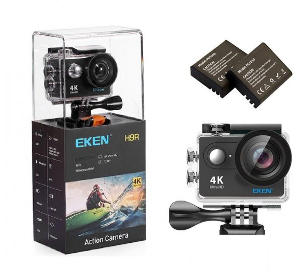 Orjinal Eken H9R Kumandalı Yeni Versiyon 4K Balık Gözü Lens Profe - 10
