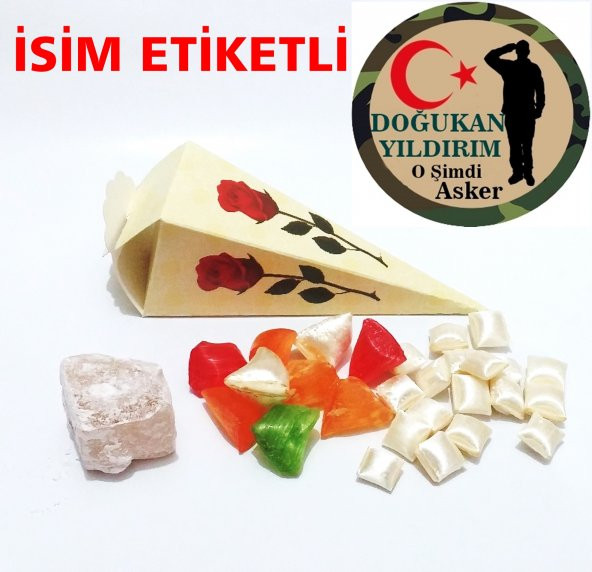 cenaze ev kırk asker bebek mevlüt şekeri mevlid hediyesi 4 farklı külah seçenegi 10 adet külah içi şekerli - 4