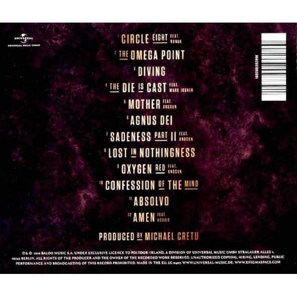 ENIGMA - THE FALL OF A REBEL ANGEL (CD) (2016) - 2