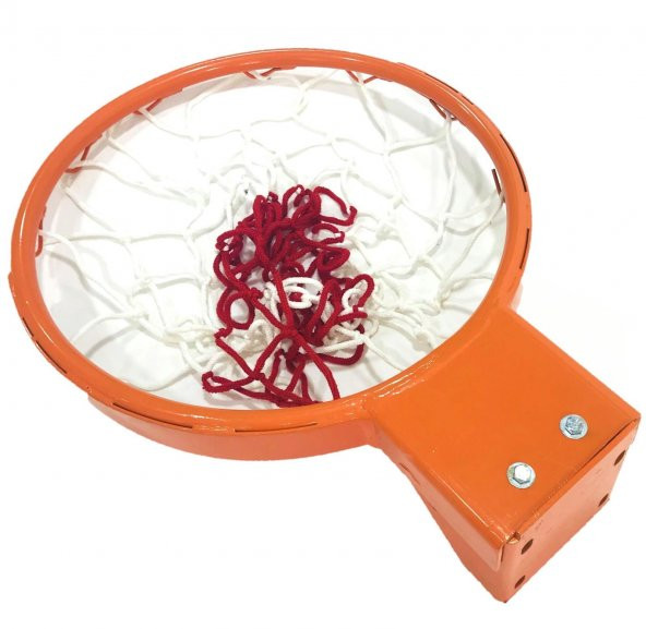 Adelinspor Standart Kancalı 45 cm Yaylı Basketbol Çemberi - Resim 7