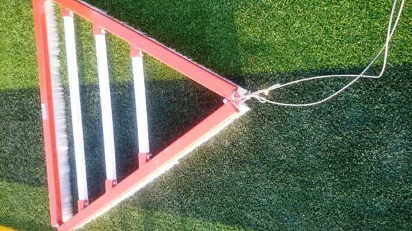 Diomond Halı Kumlama Granül Fırçası 150 cm Üçgen - 3