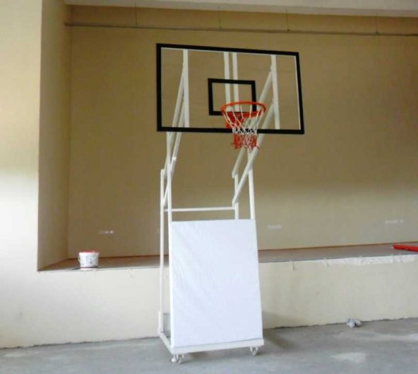 Adelinspor Diomond Seyyar 4 Direk Basketbol Potası 10 mm Cam