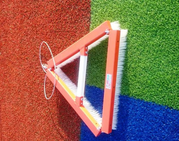 Silver Halı Kumlama Granül Fırçası 70 cm Üçgen - 2