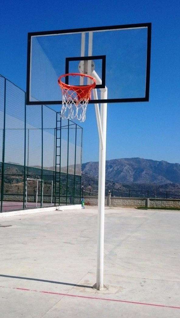 Adelinspor Basketbol Potası Sabit Çember, 105*180 12 mm Cam - 8