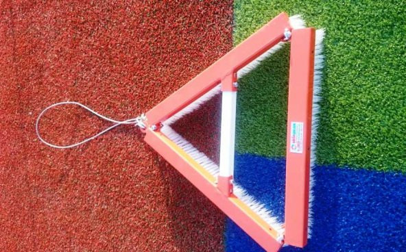Silver Halı Kumlama Granül Fırçası 70 cm Üçgen - 8