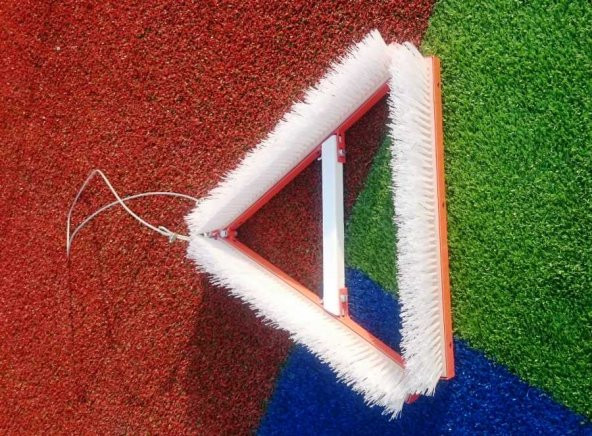 Silver Halı Kumlama Granül Fırçası 70 cm Üçgen - 11