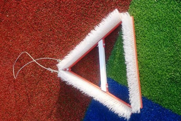 Silver Halı Kumlama Granül Fırçası 70 cm Üçgen - 12