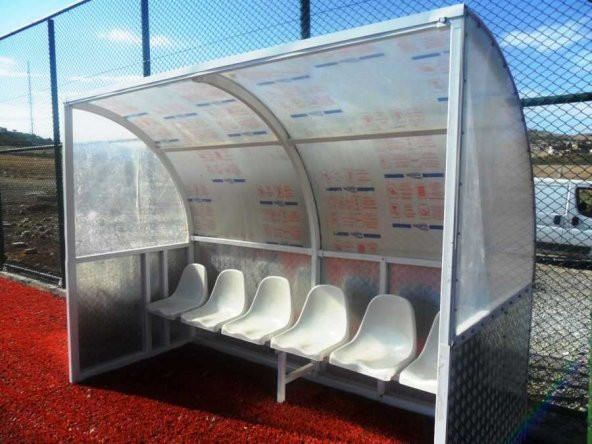 Adelinspor Premium Yedek Oyuncu Kulubesi 6 Kişilik - 6