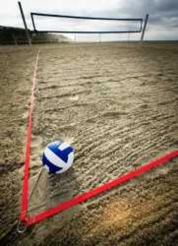 Adelinspor Diomond Plaj Voleybolu Saha Çizgisi Kırmızı - 4
