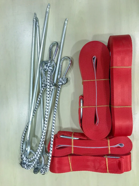 Adelinspor Diomond Plaj Voleybolu Saha Çizgisi Kırmızı - 6